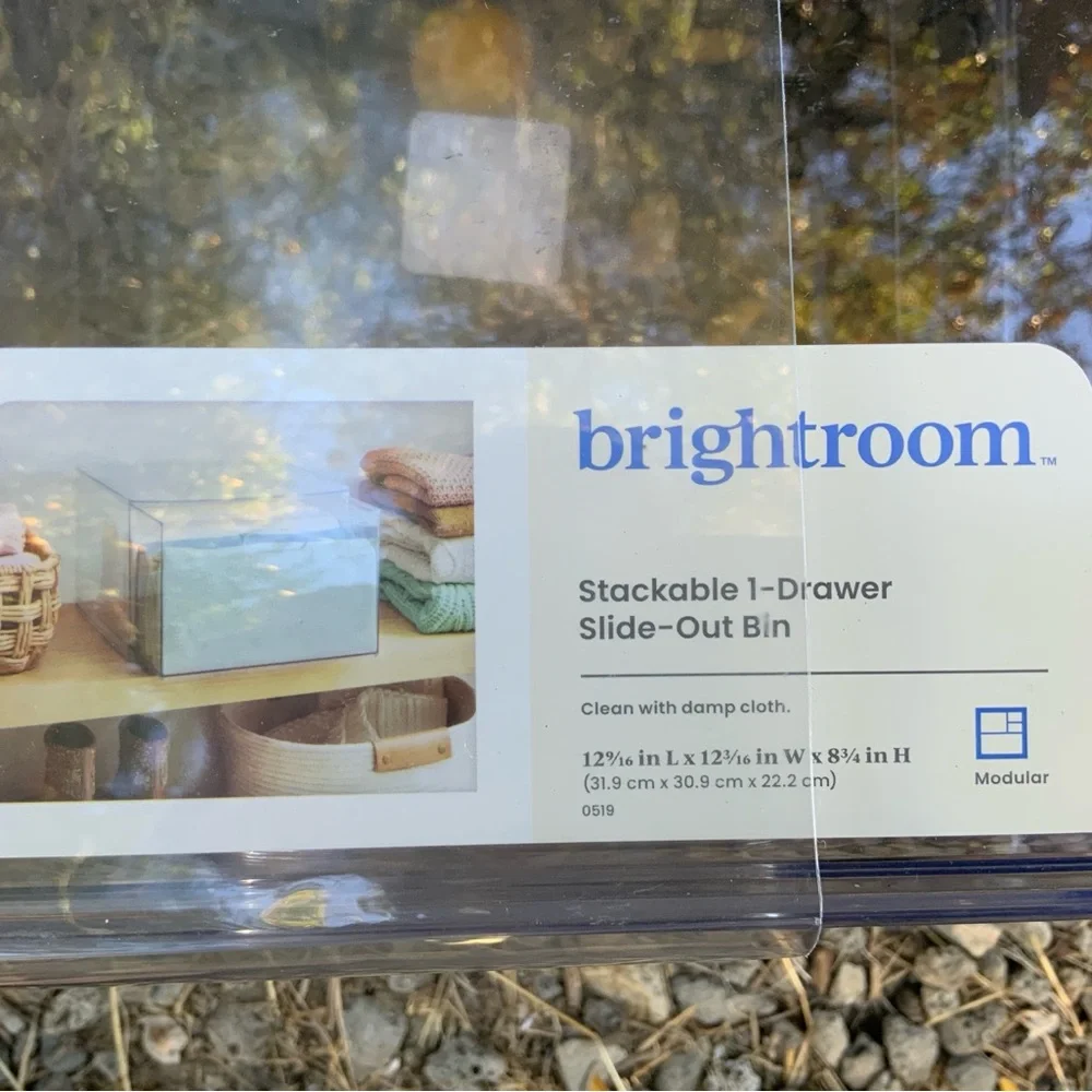 Brightroom Modular Clear Storage Bin
